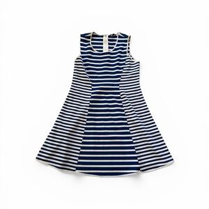 Pink Tartan Blue and White Striped ballerina Dress XL